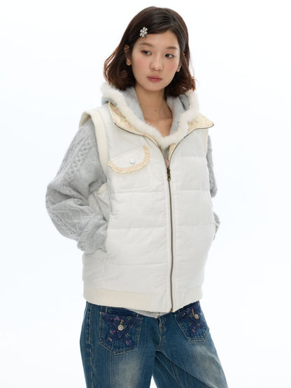 Double-Sided Warm Cotton Vest Sleeveless Jacket【s0000018616】