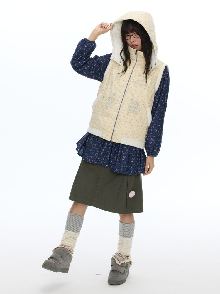 Double-Sided Warm Cotton Vest Sleeveless Jacket【s0000018616】