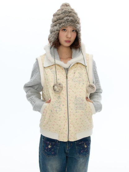Double-Sided Warm Cotton Vest Sleeveless Jacket【s0000018616】
