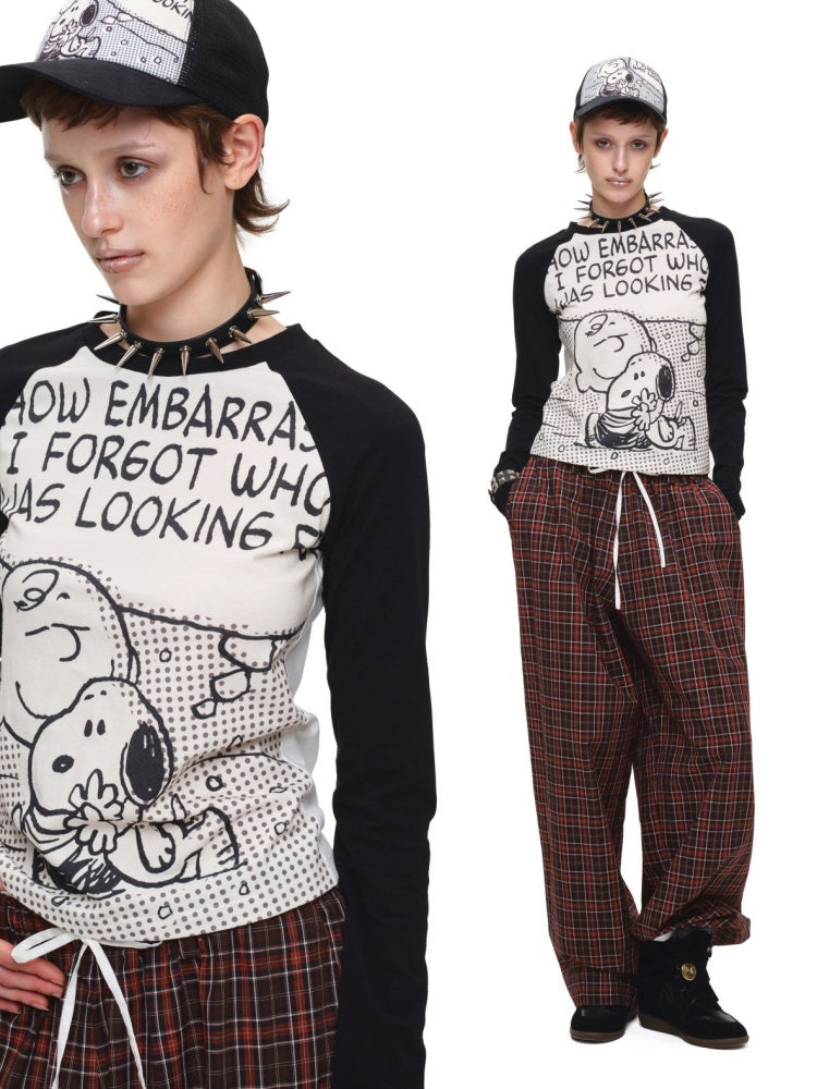 1JINN STUDIO x Snoopy Collaboration Color-Block Comic Print Street Truck Hat【s0000018628】