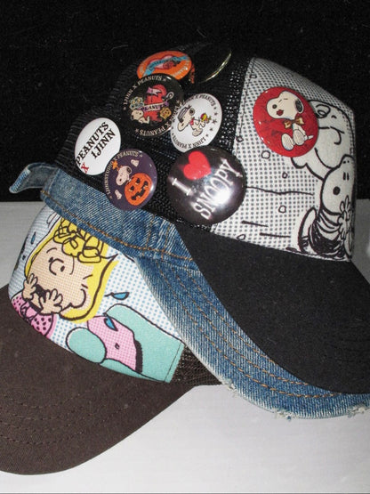 1JINN STUDIO x Snoopy Collaboration Color-Block Comic Print Street Truck Hat【s0000018628】