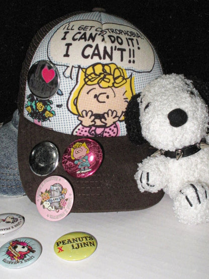 1JINN STUDIO x Snoopy Collaboration Color-Block Comic Print Street Truck Hat【s0000018628】