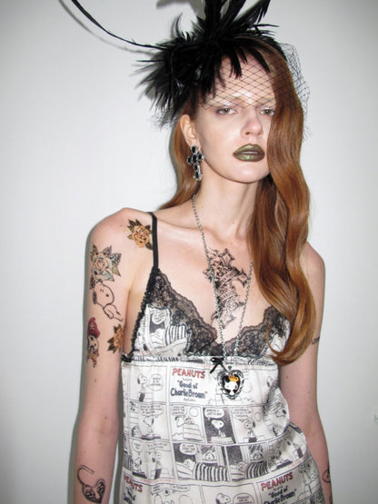 1JINN STUDIO x Snoopy Collaboration Comic Print A-Line Dress【s0000018629】