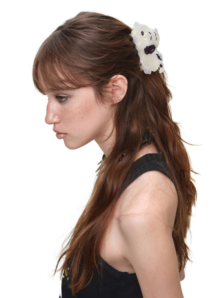 1JINN STUDIO x Snoopy Collaboration Heart-Shaped Shark Hair Clip【s0000018634】