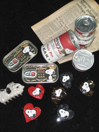 1JINN STUDIO x Snoopy Collaboration Heart-Shaped Shark Hair Clip【s0000018634】