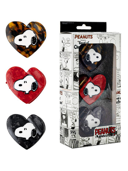 1JINN STUDIO x Snoopy Collaboration Heart-Shaped Shark Hair Clip【s0000018634】