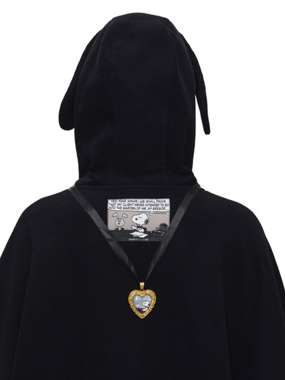 1JINN STUDIO x Snoopy Heart-Shaped Adhesive Photo Frame Metal Necklace【s0000018637】