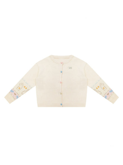 Star Rabbit Dreams Journey Apricot Cape Shawl Two-Piece Sweater Knit Cardigan【s0000018797】
