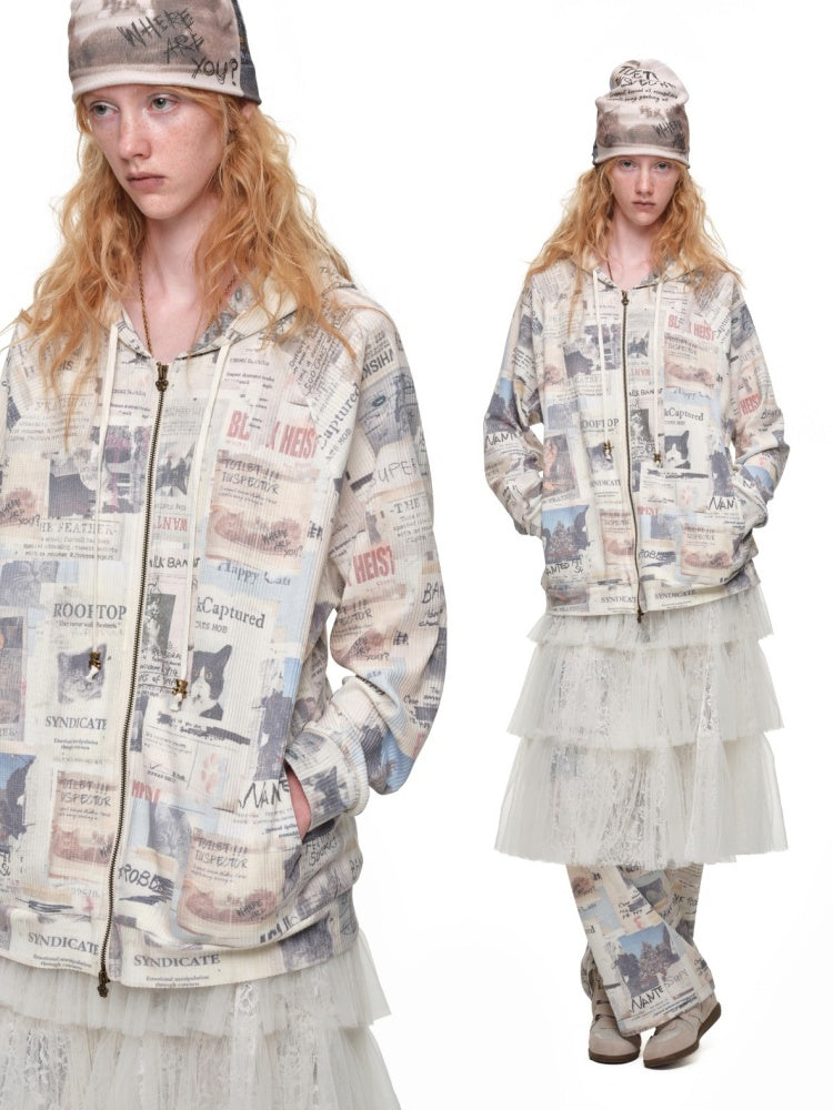 Lace Multi-Layer Pleated Mid-Length Slit Puff Cake Tulle Skirt【s0000019027】