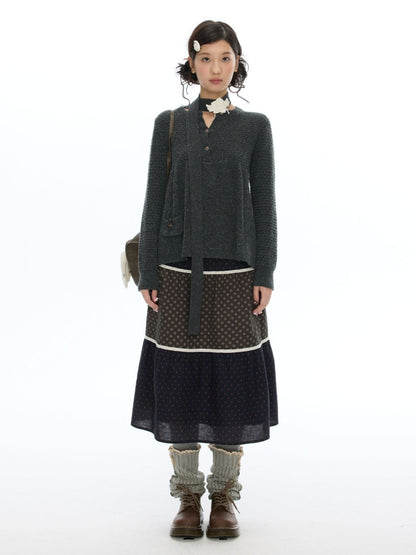 Crochet Wing Flower Twisted Pattern Sweater【s0000019054】