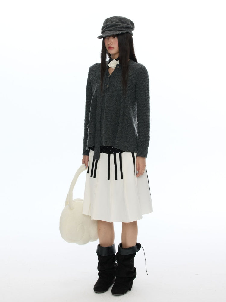 Crochet Wing Flower Twisted Pattern Sweater【s0000019054】