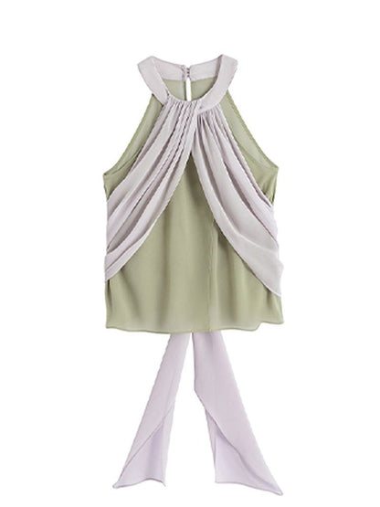 Elegant sleeveless top【s0000001958】