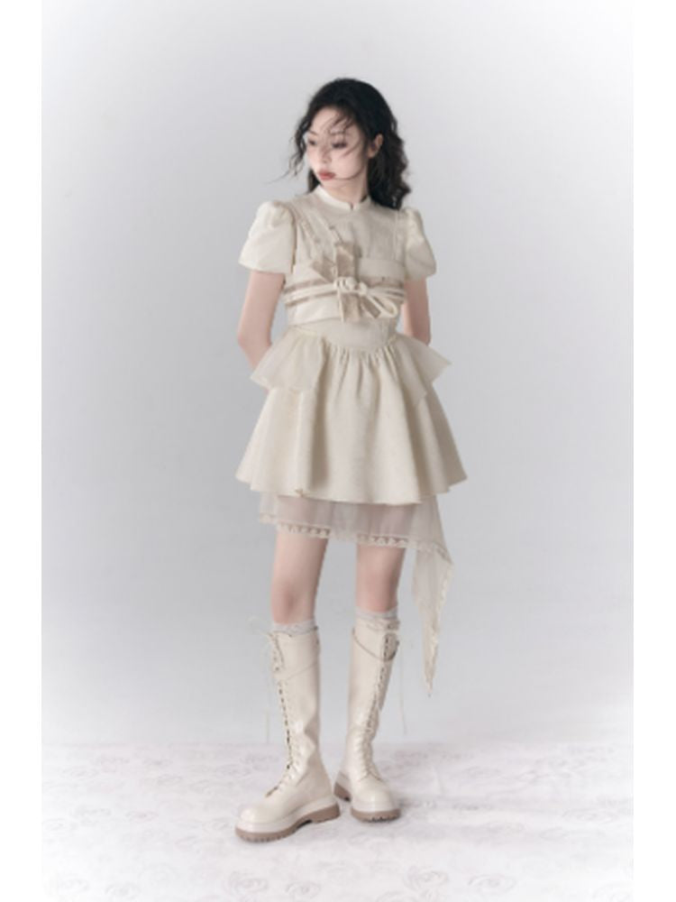 Chinese Style Asymmetric Dress【s0000001785】