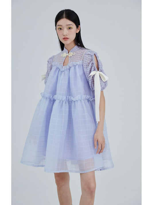 Chinese style bow tie princess dress【s0000001970】