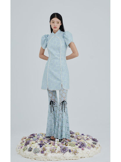 Pearl cheongsam dress【s0000001965】