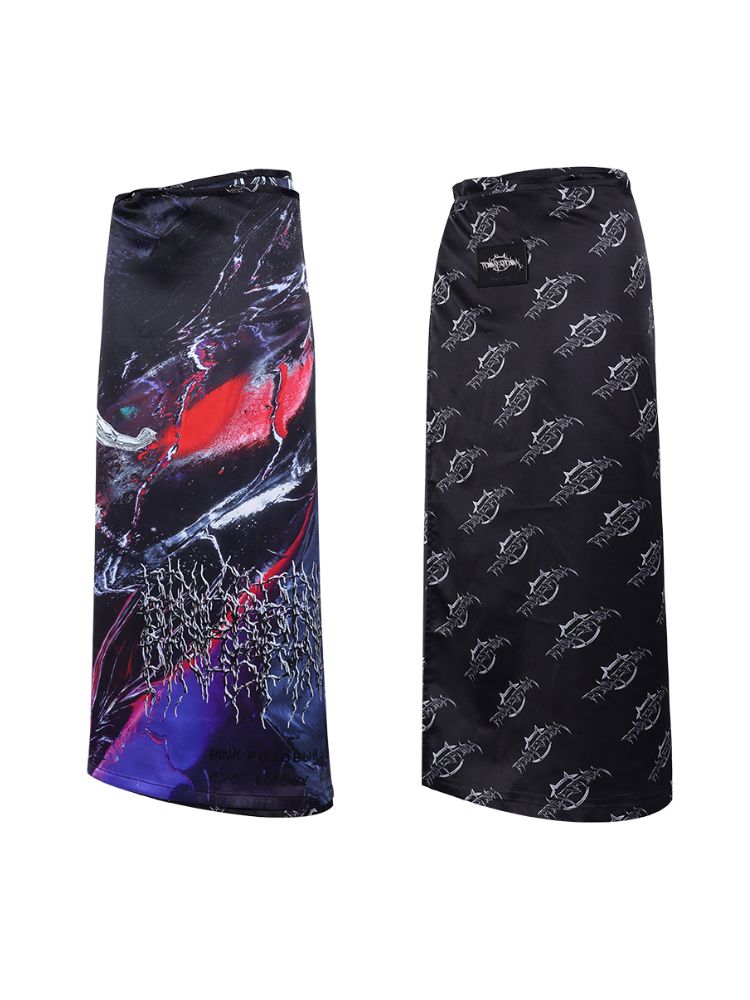 Reversible apron skirt【s0000001424】