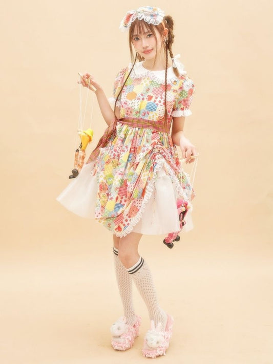 Fancy frill tulle dress【s0000001885】