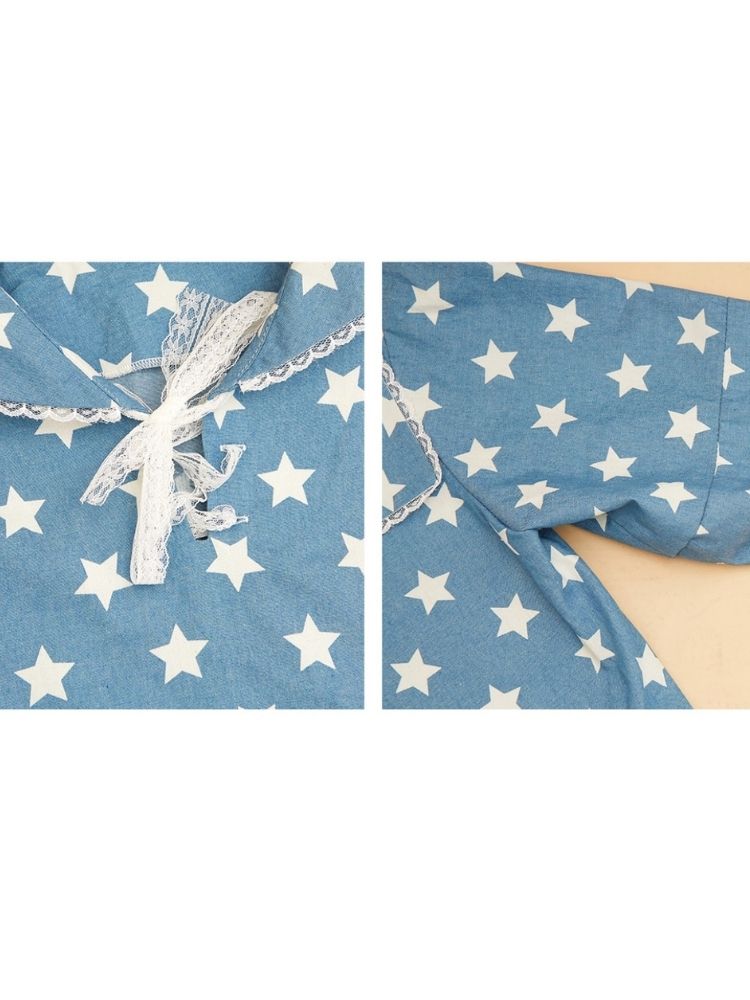 Star Ribbon Sailor Collar Top【s0000001882】