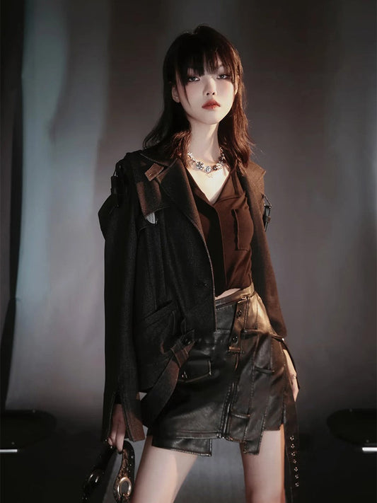 Nichi Shoulder-Cut Casual Jacket【s0000004032】