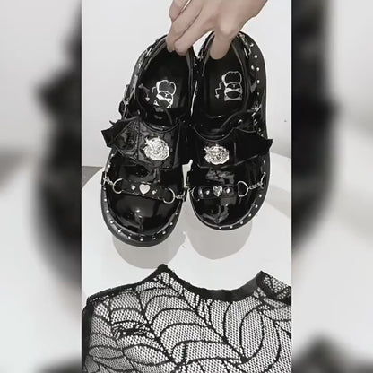 Dark gothic hot girl shoes【s0000000843】