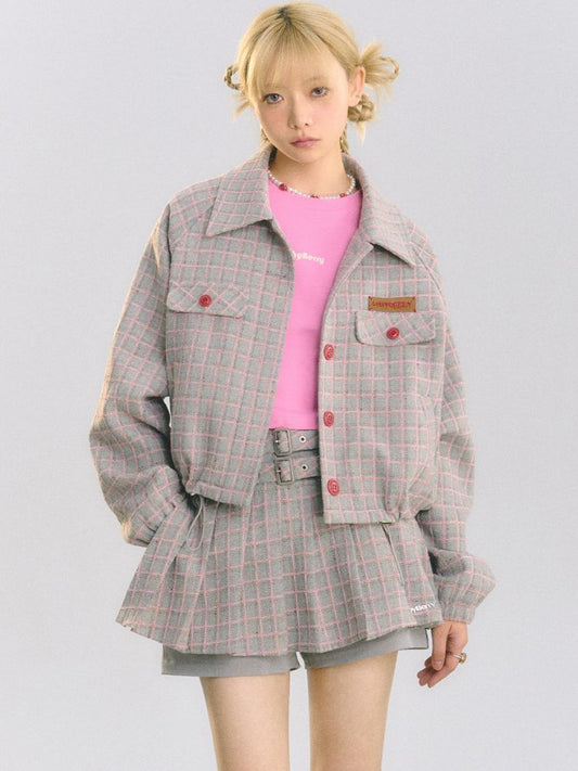 Plaid Short Jacket【s0000001505】