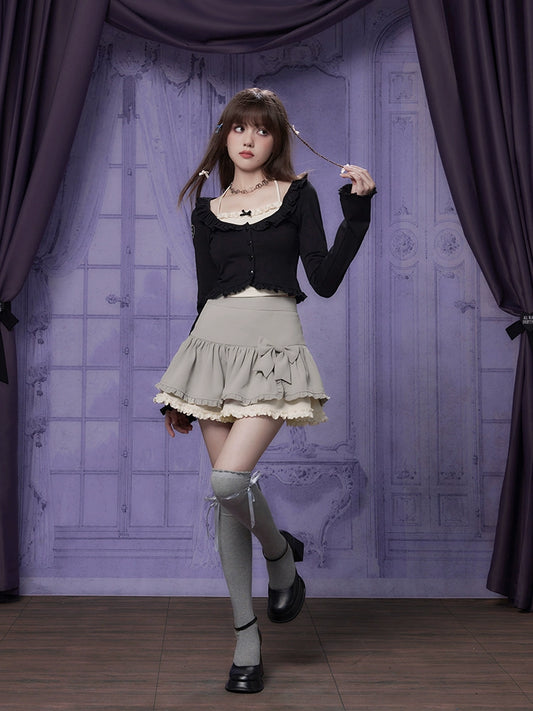 High Wai St Ribbon Skirt [S0000007073]