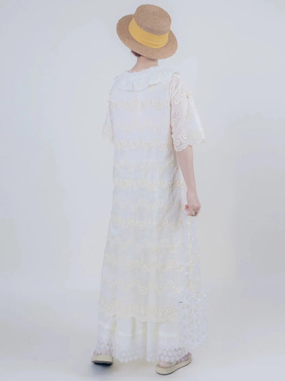 Cotton short sleeve dress【s0000006888】
