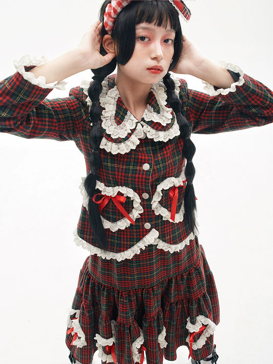 Retro sweet and cute Lolita blouse high-class sense of niche jacket【s0000004270】