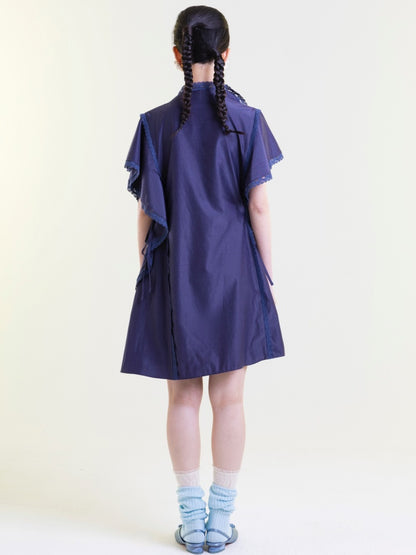 Ruffles Asymmetric Dress【s0000001892】