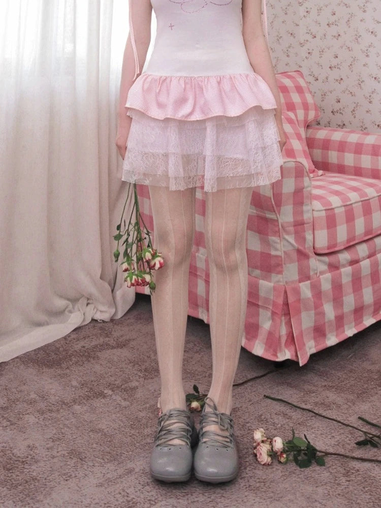 Lace cake skirt【s0000007623】