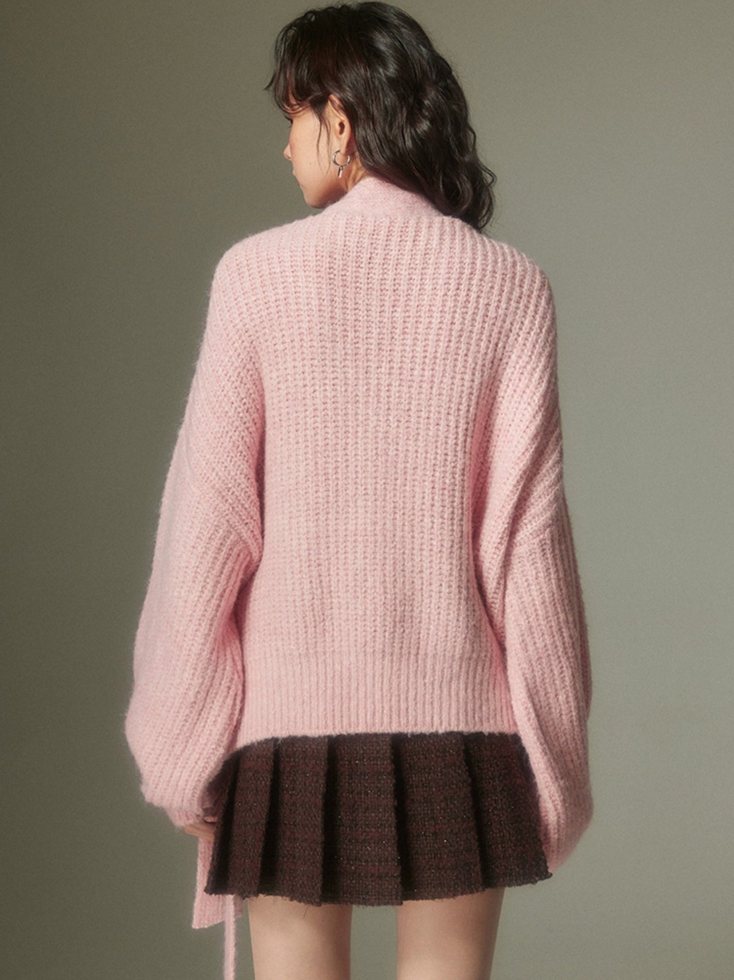 Loose Cachecoeur Knitted Cardigan【s0000004257】