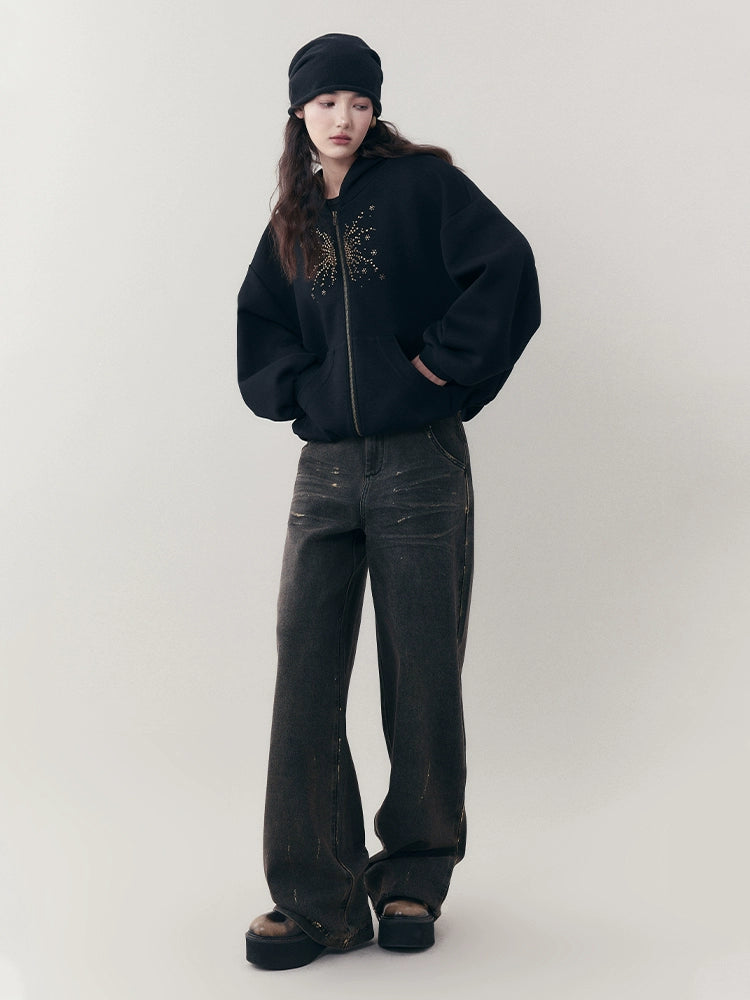 Retro hooded sweatshirt【s0000007257】