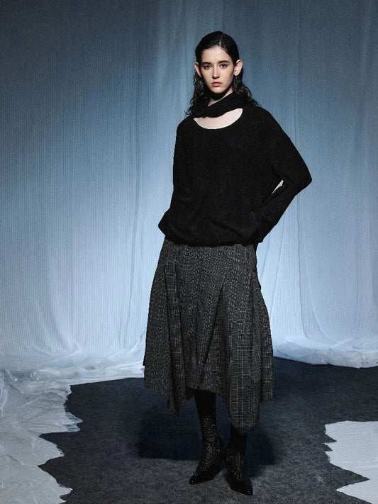 Plaid one-piece dress【s0000007432】