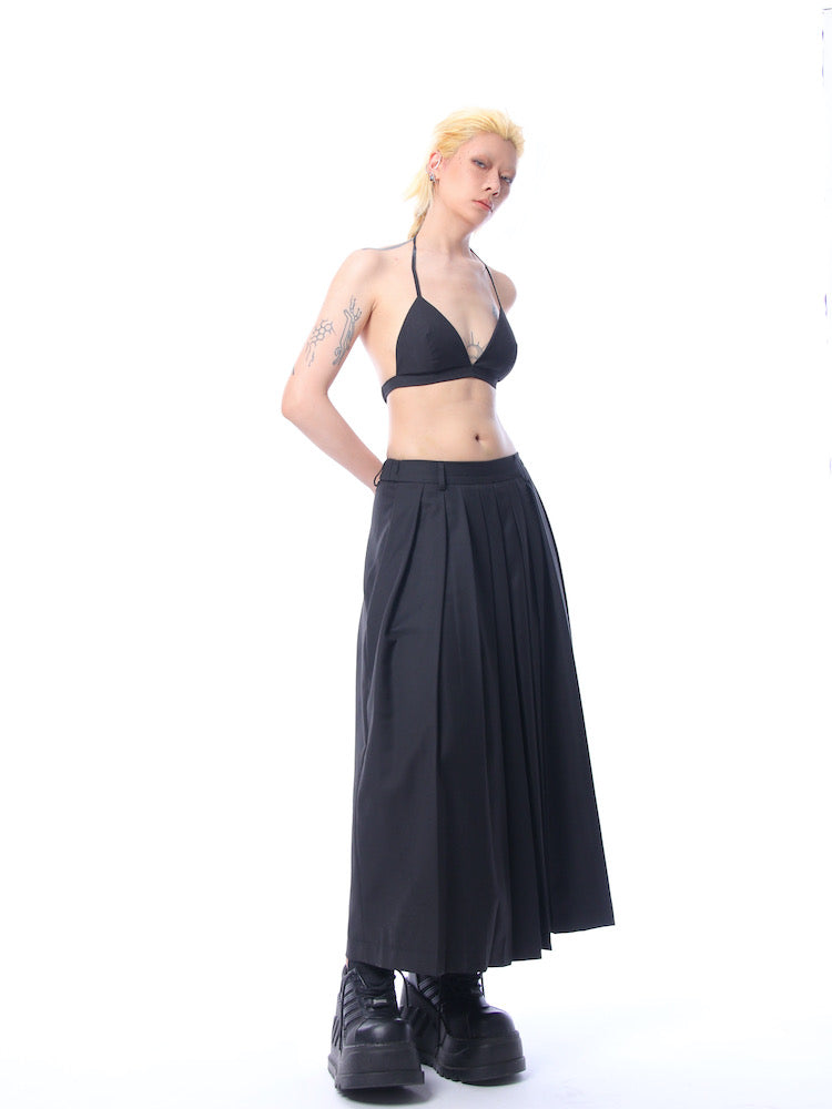 Bikinis &amp; Pleated Long Culotte Pants【s0000001184】