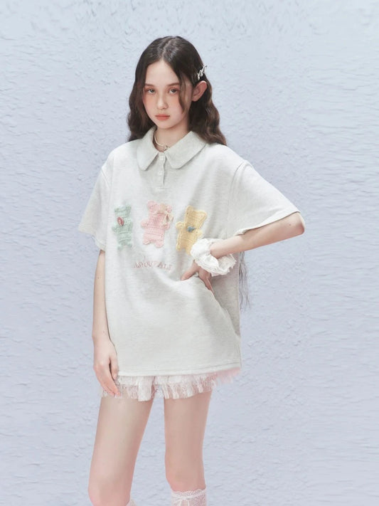 Printe D Short T Saege Poshirt [S0000007426]