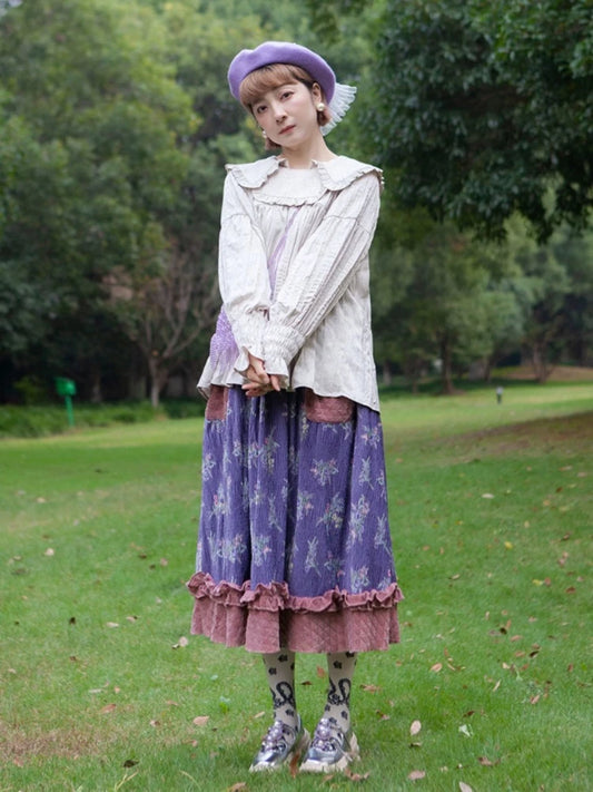 Apriko t Ruf 가짜 코아 셔 셔츠 [S0000006873]