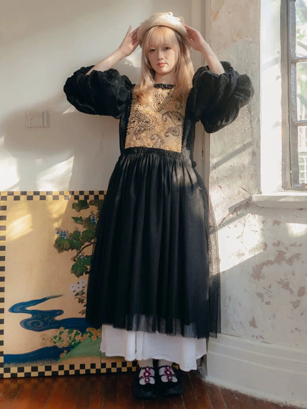 French retro dress【s0000006871】