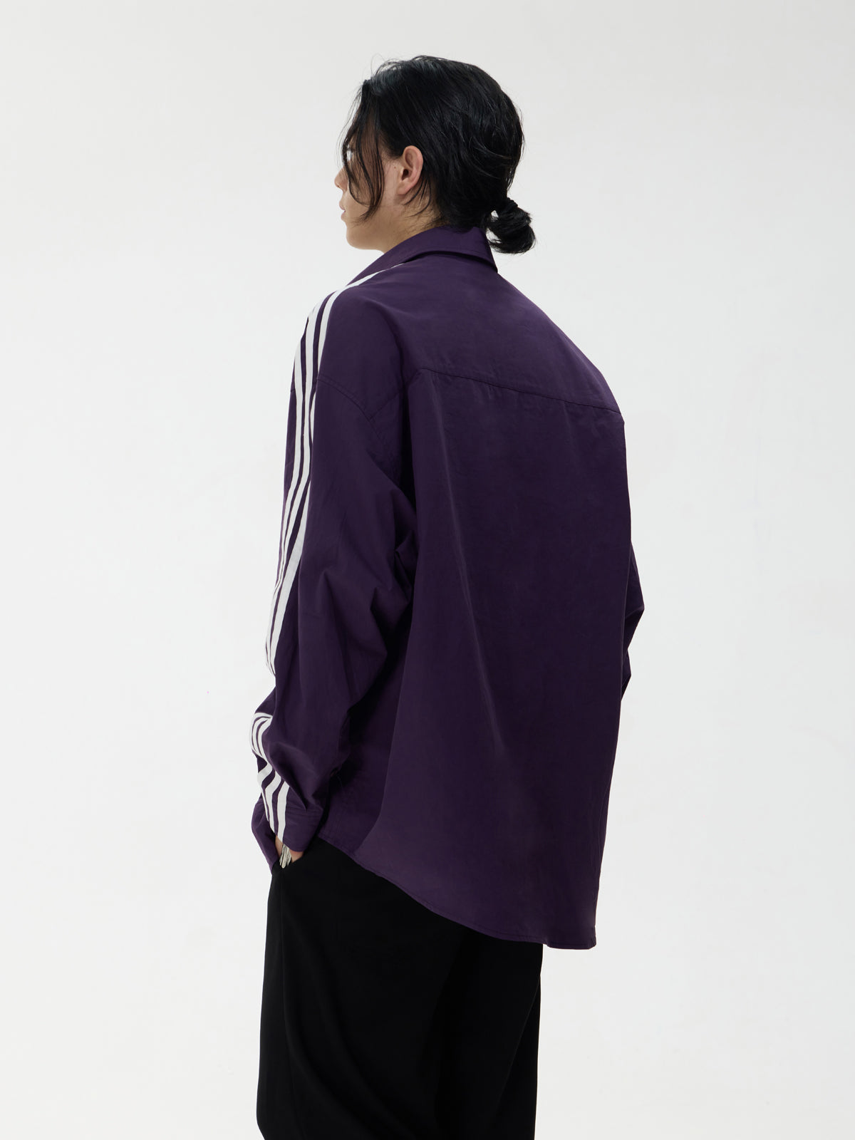 OverSize Side Line Long-sleeved Shirt【s0000004176】