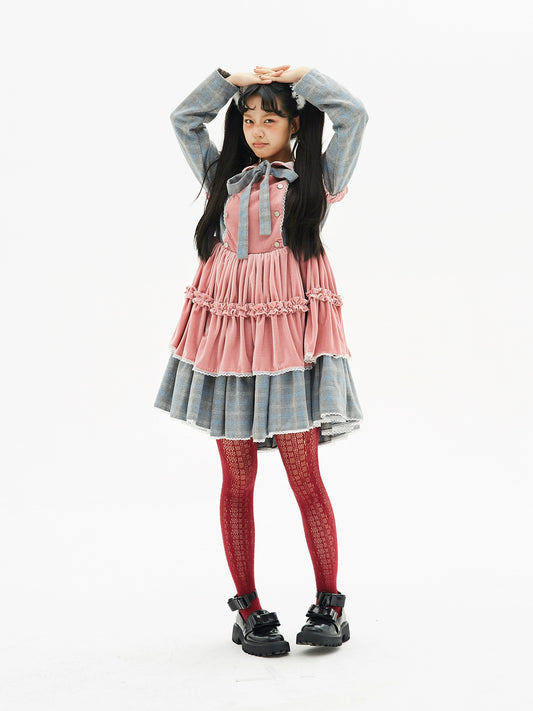 Retro cute sweet princess skirt niche cake dress【s0000004263】