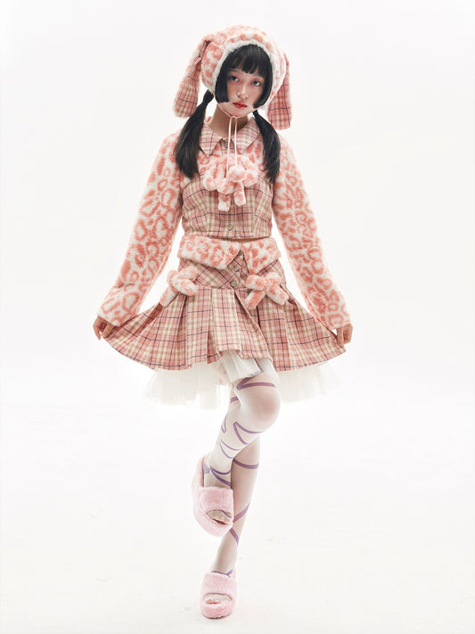 Retro cute bow bustier sweet cool spicy girl niche skirt【s0000004273】