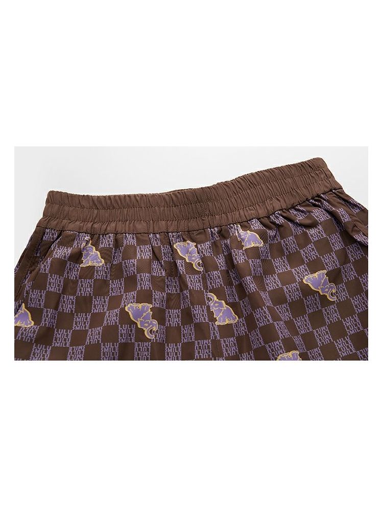 Elephant Pattern Casual Shorts【s0000001069】