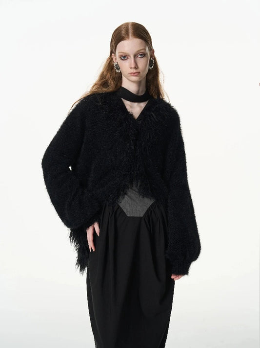 Imitation mink loose thick coat【s0000007325】