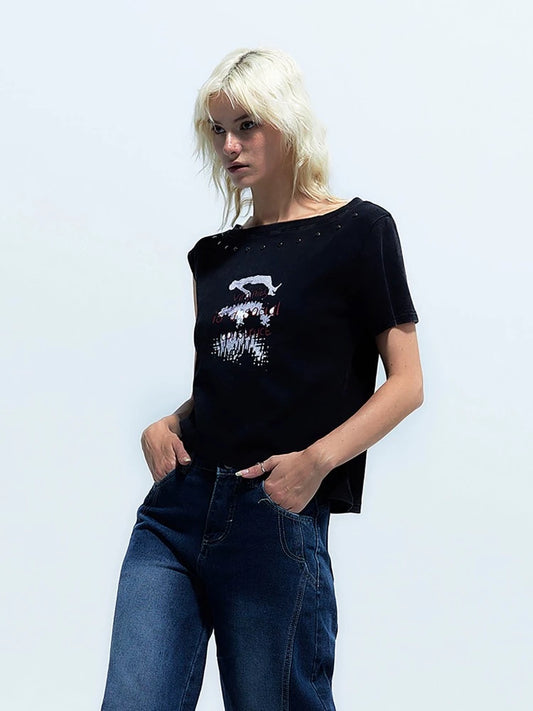 펑크 Deshig 티셔츠 [S000006994]