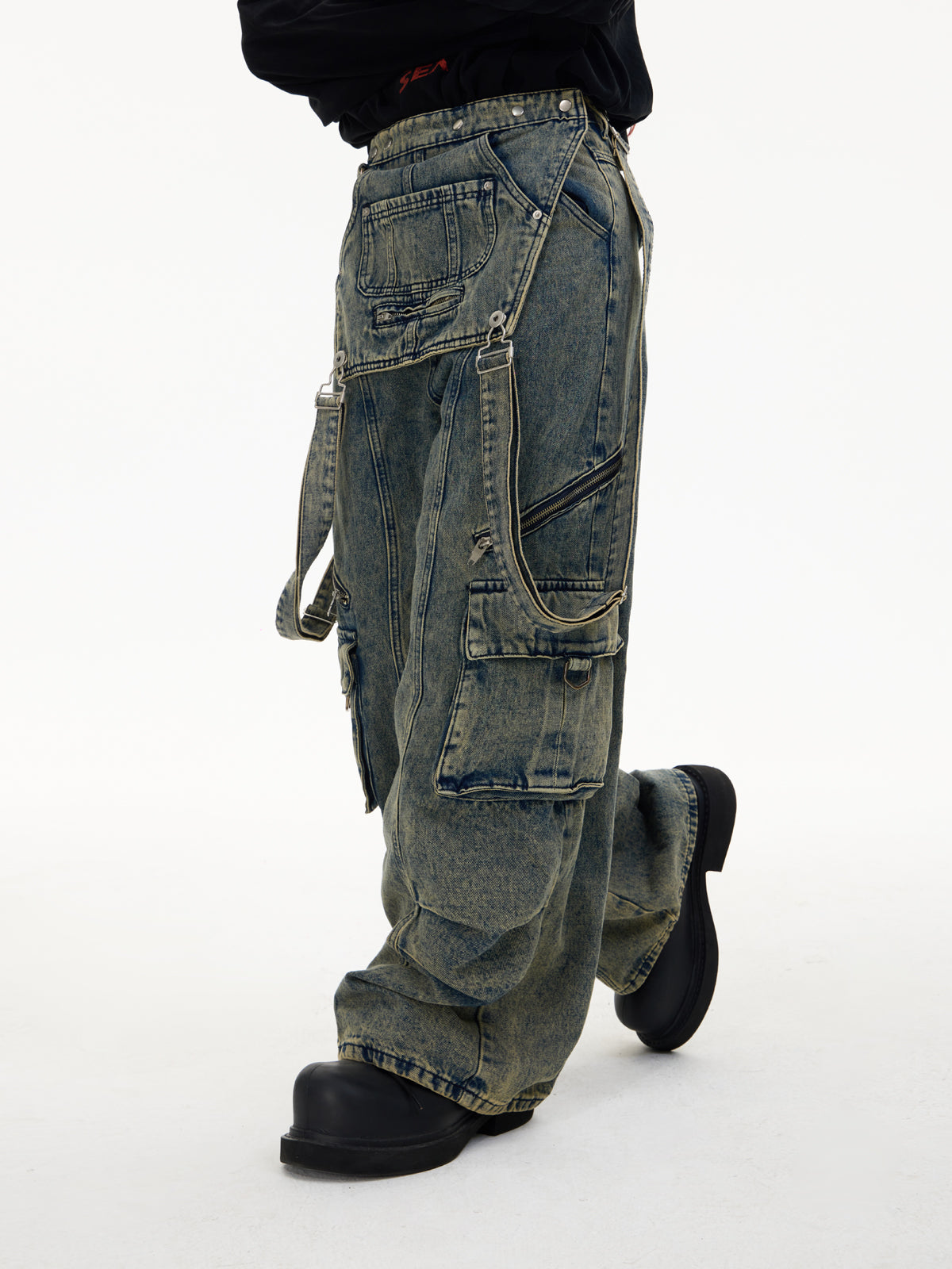 PEOPLESTYLE Style Multi Pocket Jeans - パンツ