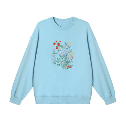 Flower embroidered sweatshirts【s0000001511】