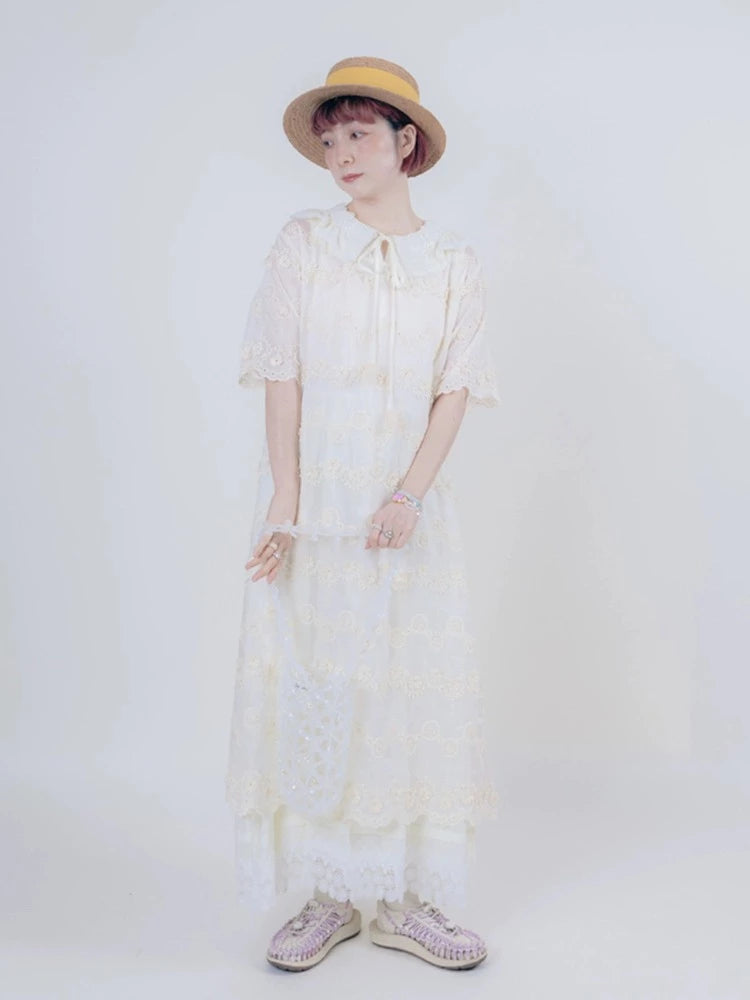 Cotton short sleeve dress【s0000006888】