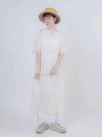 Cotton short sleeve dress【s0000006888】