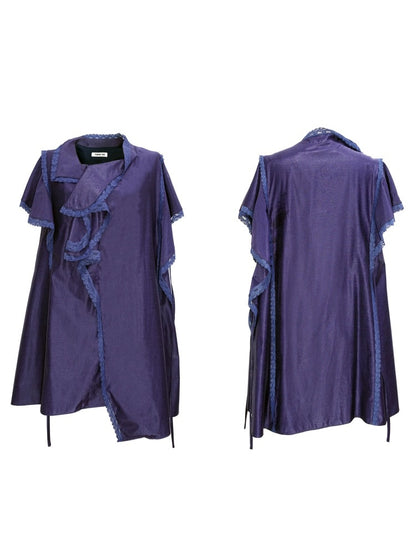 Ruffles Asymmetric Dress【s0000001892】