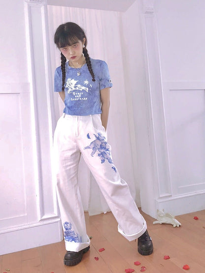 Angel Pail Wide Nichi Pants【s0000000104】 - SCULTURE（エスカルチャー）