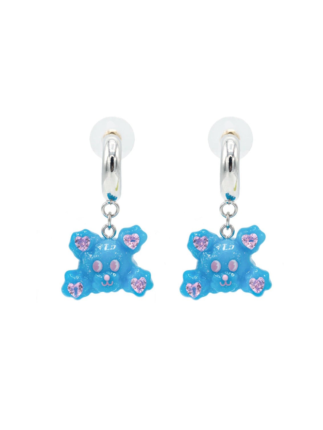 Bear Resin Ring Earrings Pierced【s0000000427】 - SCULTURE（エスカルチャー）